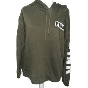 VS Pink hooded sweatshirt L